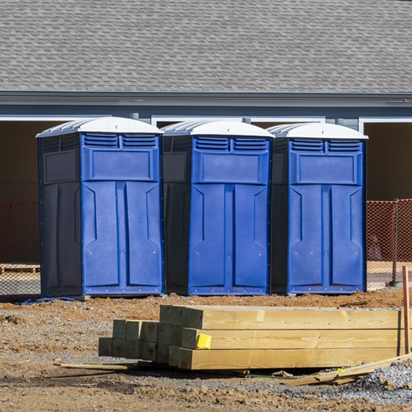 are there any restrictions on what items can be disposed of in the portable toilets in Dacula